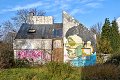 HDR High Dynamic Range Graffiti graffito doel roa streetart straatkunst art kunst urbex urban urbain belgie belgium belgique spookstad verlaten dorp antwerpen